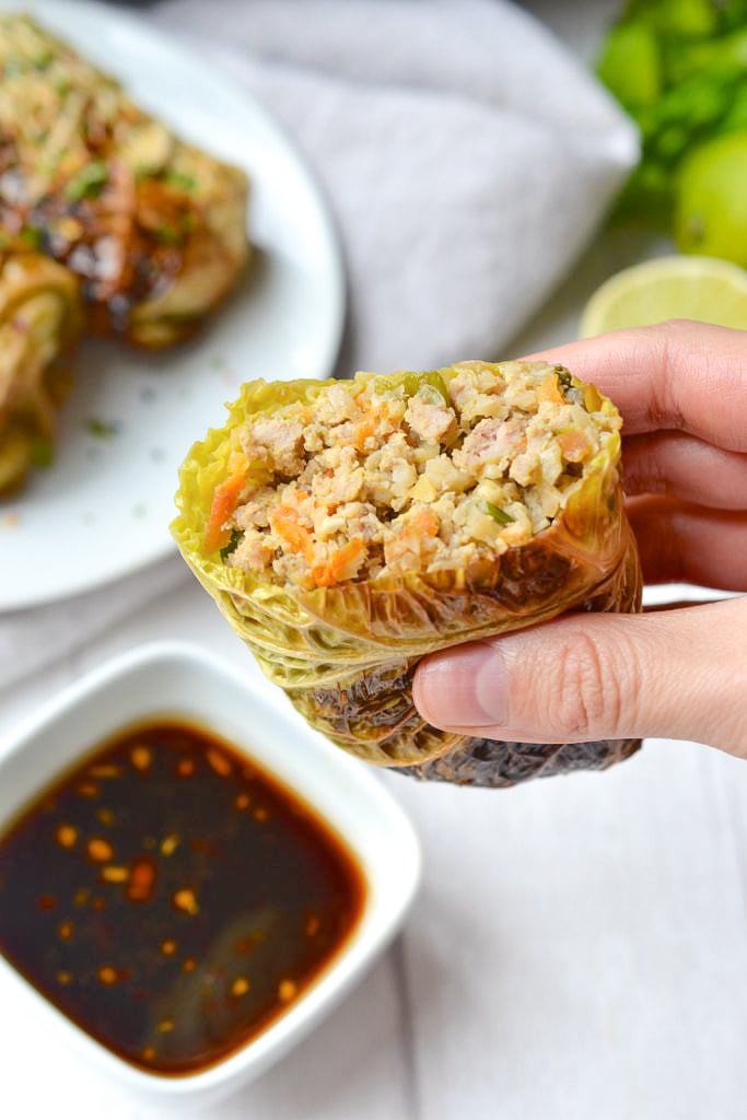Asian Cabbage Rolls | Every Last Bite Asian Cabbage Rolls