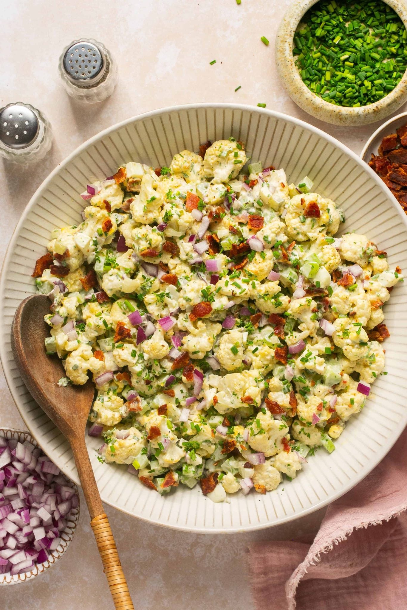 Creamy Cauliflower Salad | Every Last Bite Creamy Cauliflower Salad Recipe