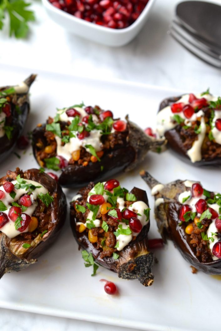 Middle Eastern Stuffed Eggplant Every Last Bite Healthy Grain Free