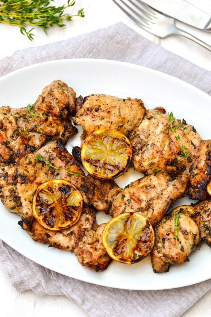 Lemon & Herb Grilled Chicken | Every Last Bite Lemon & Herb Grilled Chicken