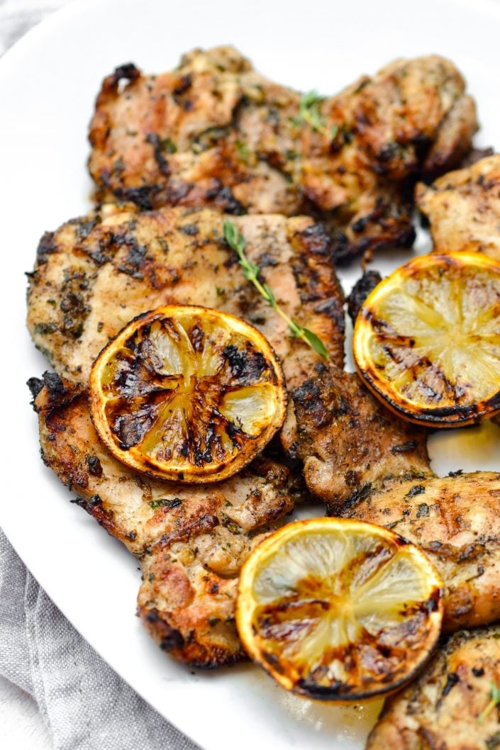 Lemon & Herb Grilled Chicken | Every Last Bite Lemon & Herb Grilled Chicken