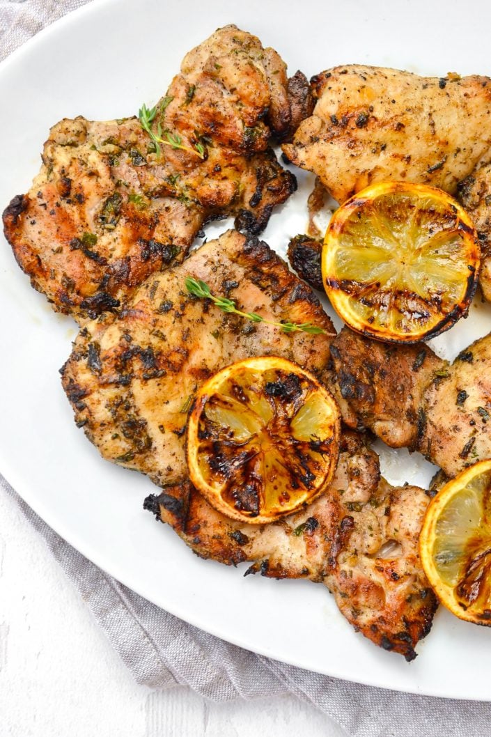 Lemon & Herb Grilled Chicken | Every Last Bite Lemon & Herb Grilled Chicken