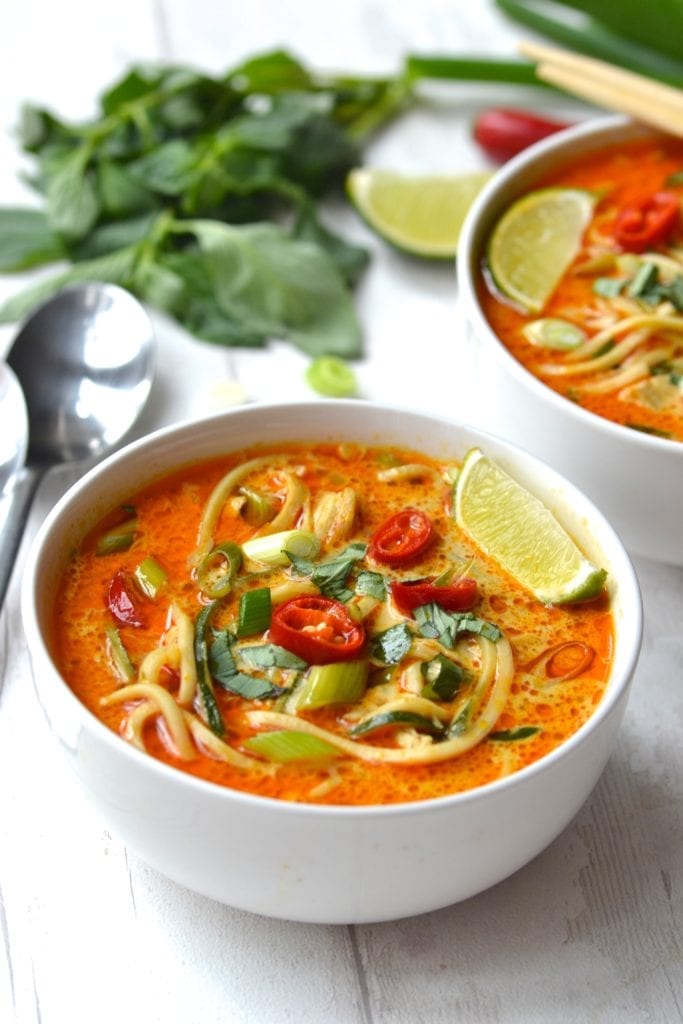 Thai Curry Noodle Soup (Whole30 Paleo) Every Last Bite
