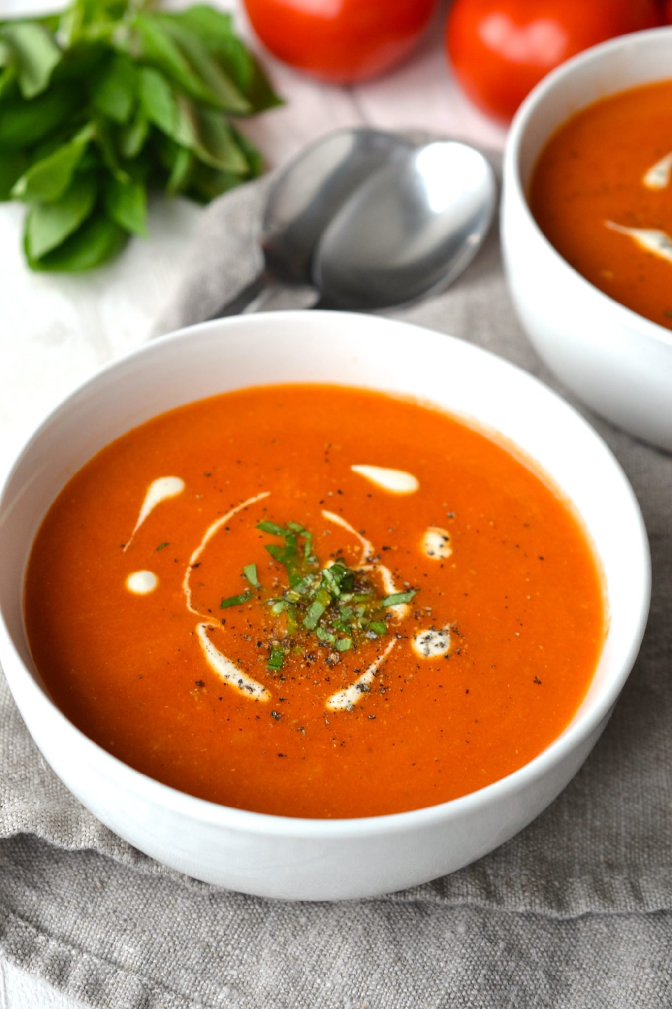 Creamy (or not) Tomato Soup (Whole30 - Vegan) | Every Last Bite