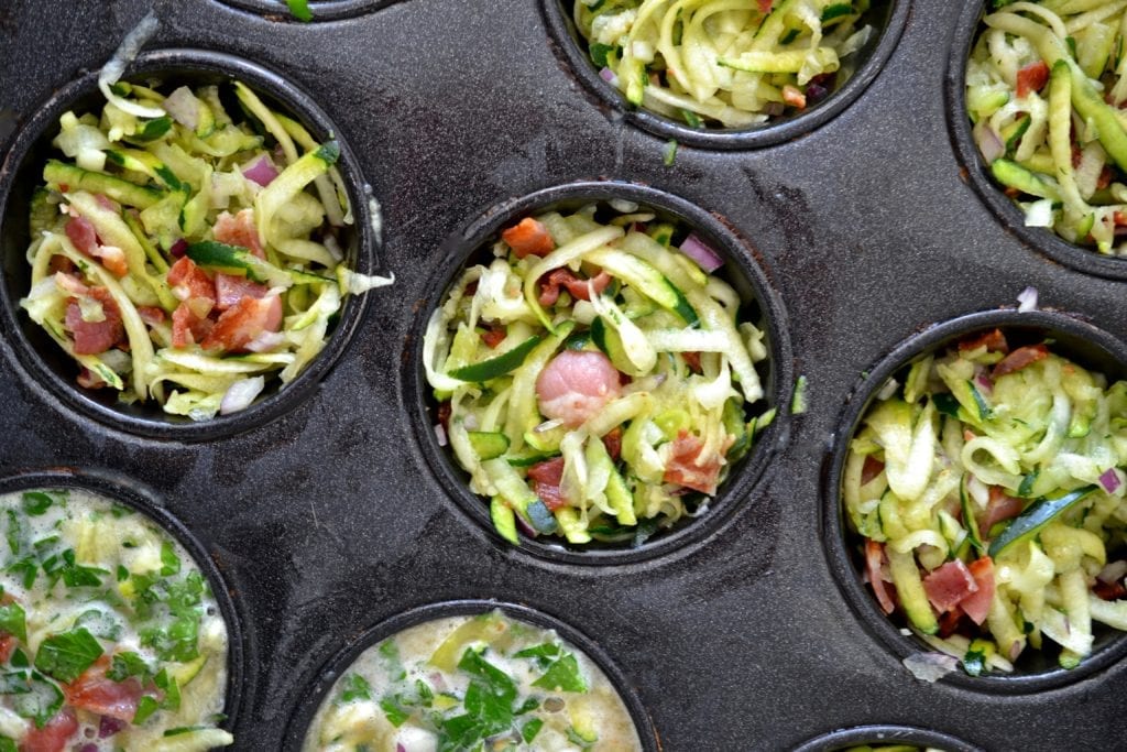Zucchini & Bacon Egg Muffins | Every Last Bite Zucchini Muffins