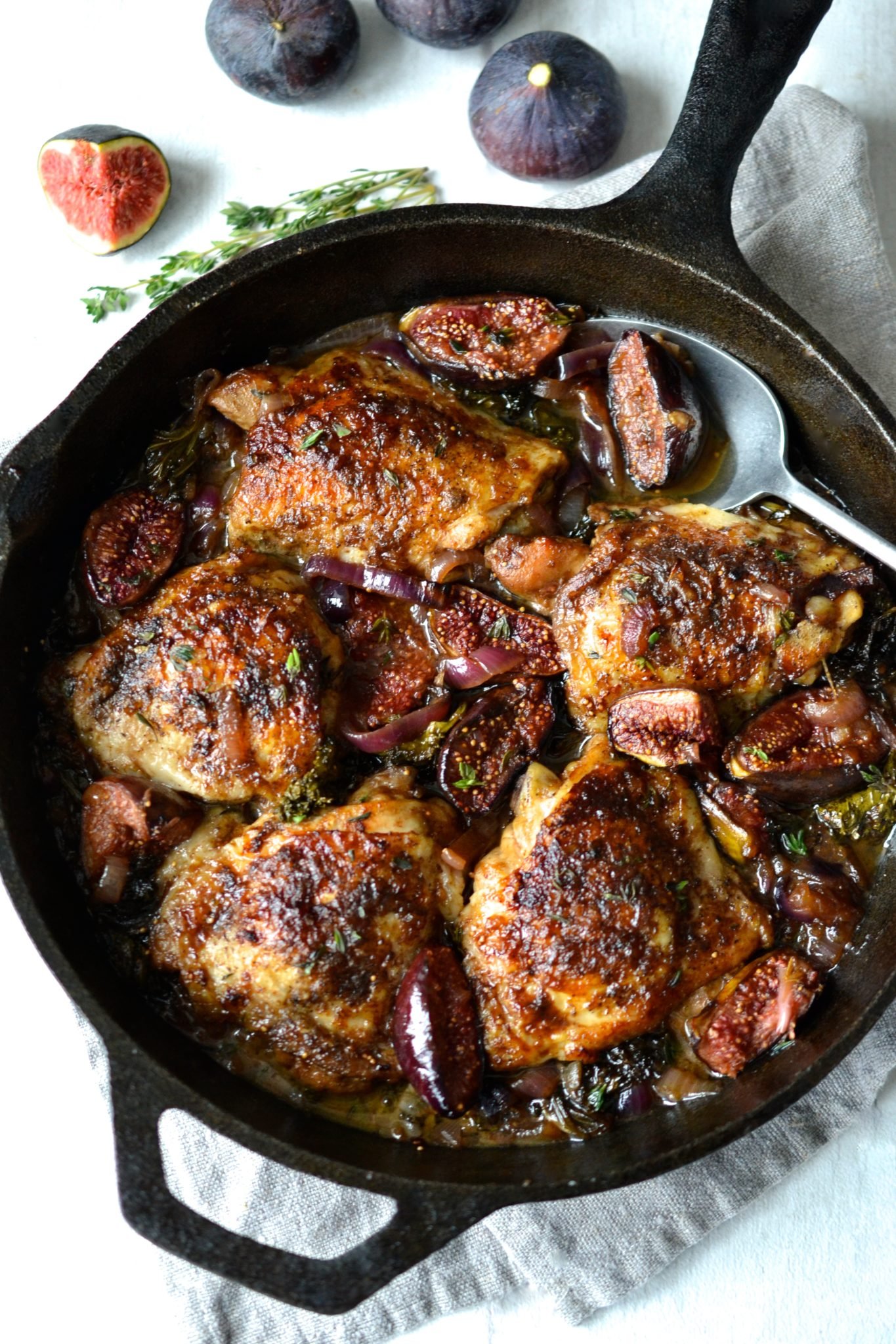Balsamic Chicken And Figs Whole30 Paleo Every Last Bite