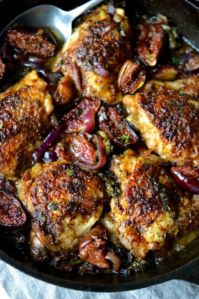 Balsamic Chicken with Figs | Every Last Bite Chicken with Figs