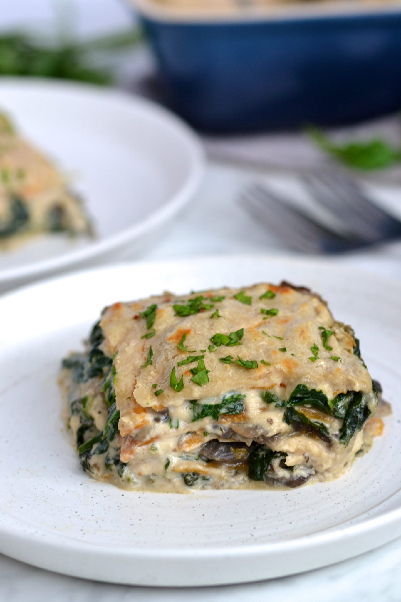 Creamy Spinach Mushroom Lasagna Every Last Bite