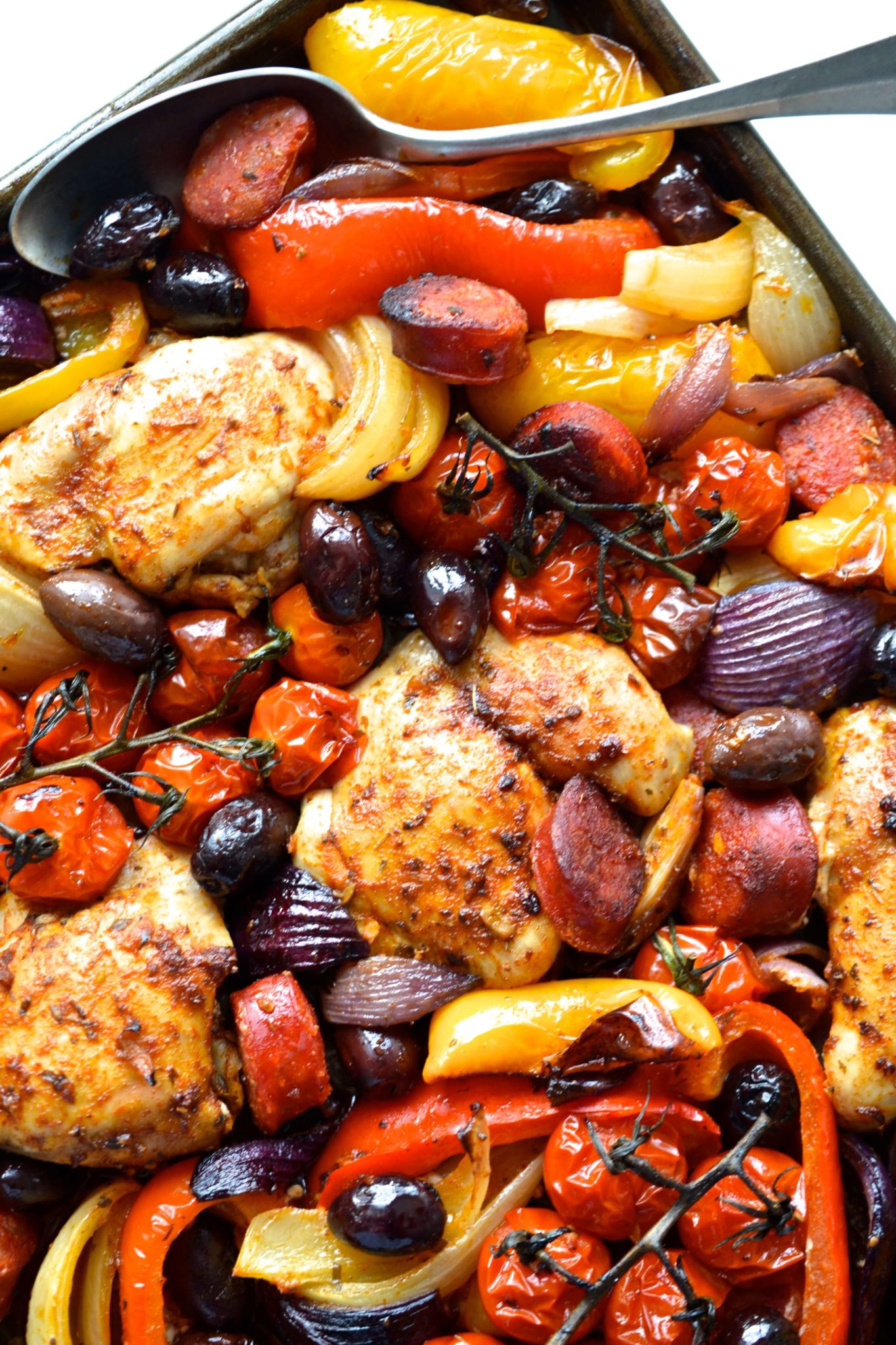 Sheet Pan Spanish Chicken & Chorizo-image