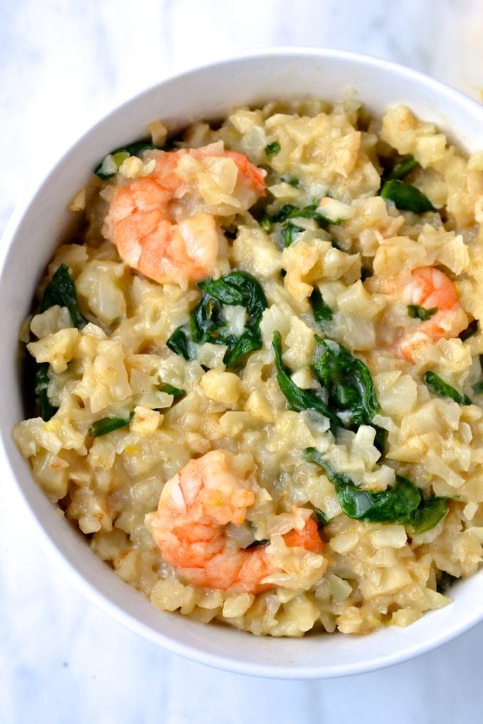 Lemon, Shrimp & Spinach Risotto | Every Last Bite Lemon, Shrimp & Spinach Risotto