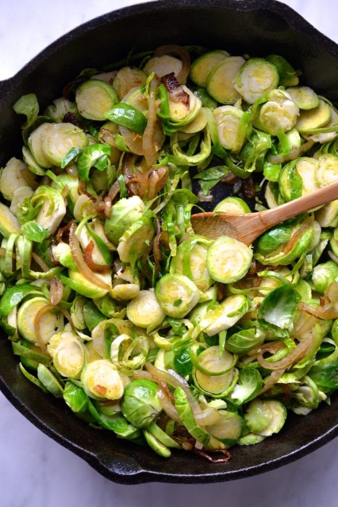 Brussel Sprout & Bacon Hash | Every Last Bite