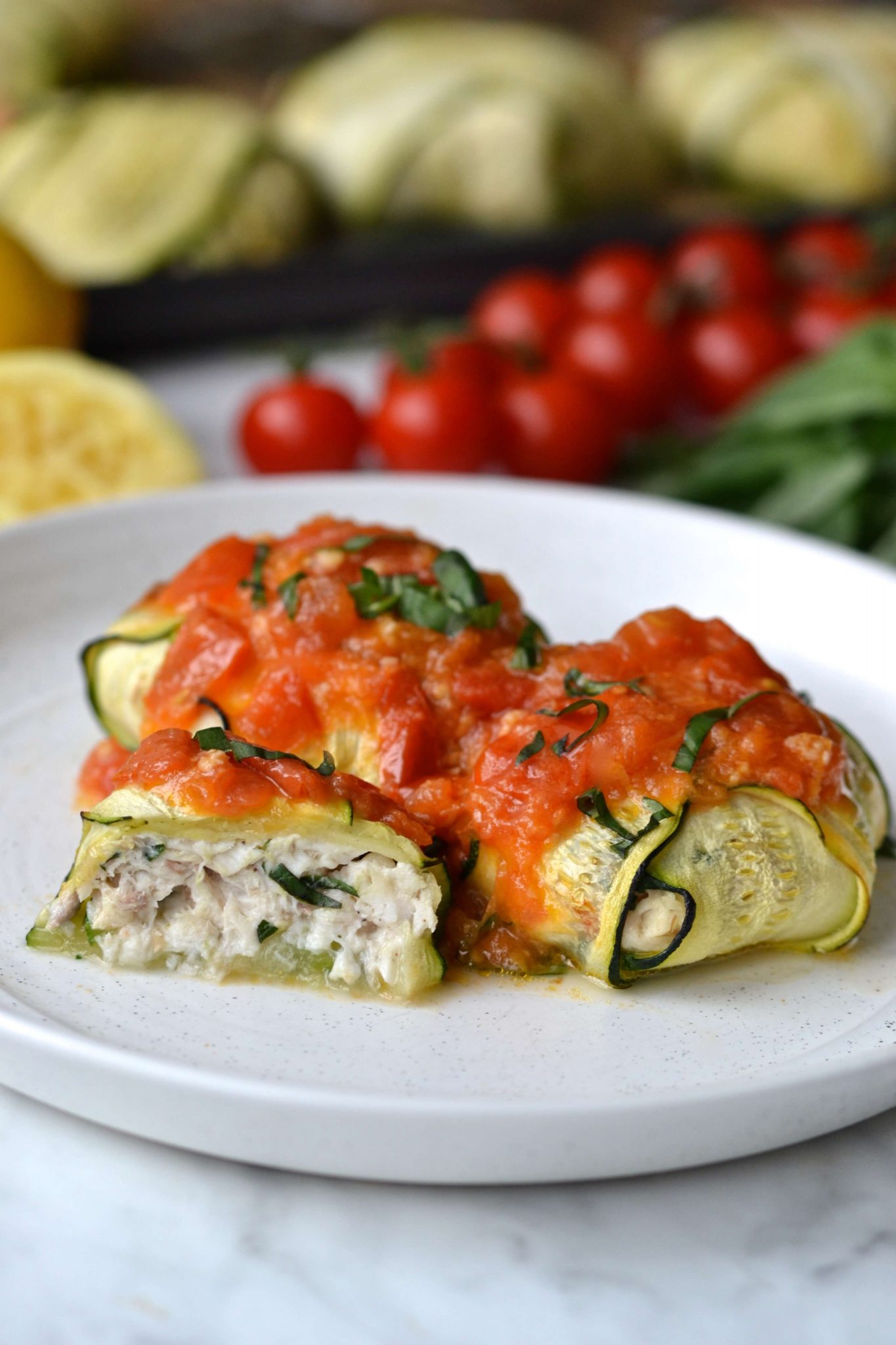 Crab & Shrimp Ravioli with Tomato Sauce (Whole30) Every Last Bite