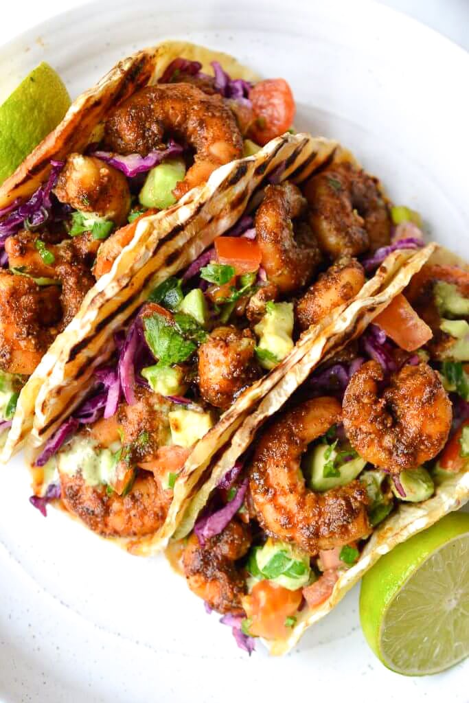 Spicy Shrimp Tacos