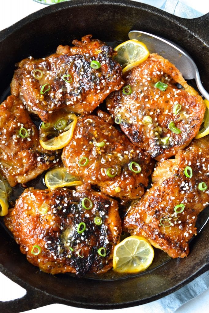Crispy Sesame Lemon Chicken | Every Last Bite
