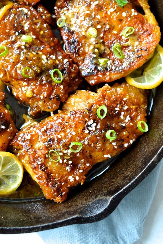 Crispy Sesame Lemon Chicken | Every Last Bite