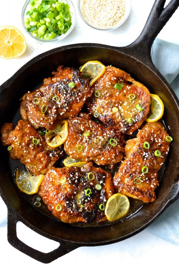 Crispy Sesame Lemon Chicken | Every Last Bite