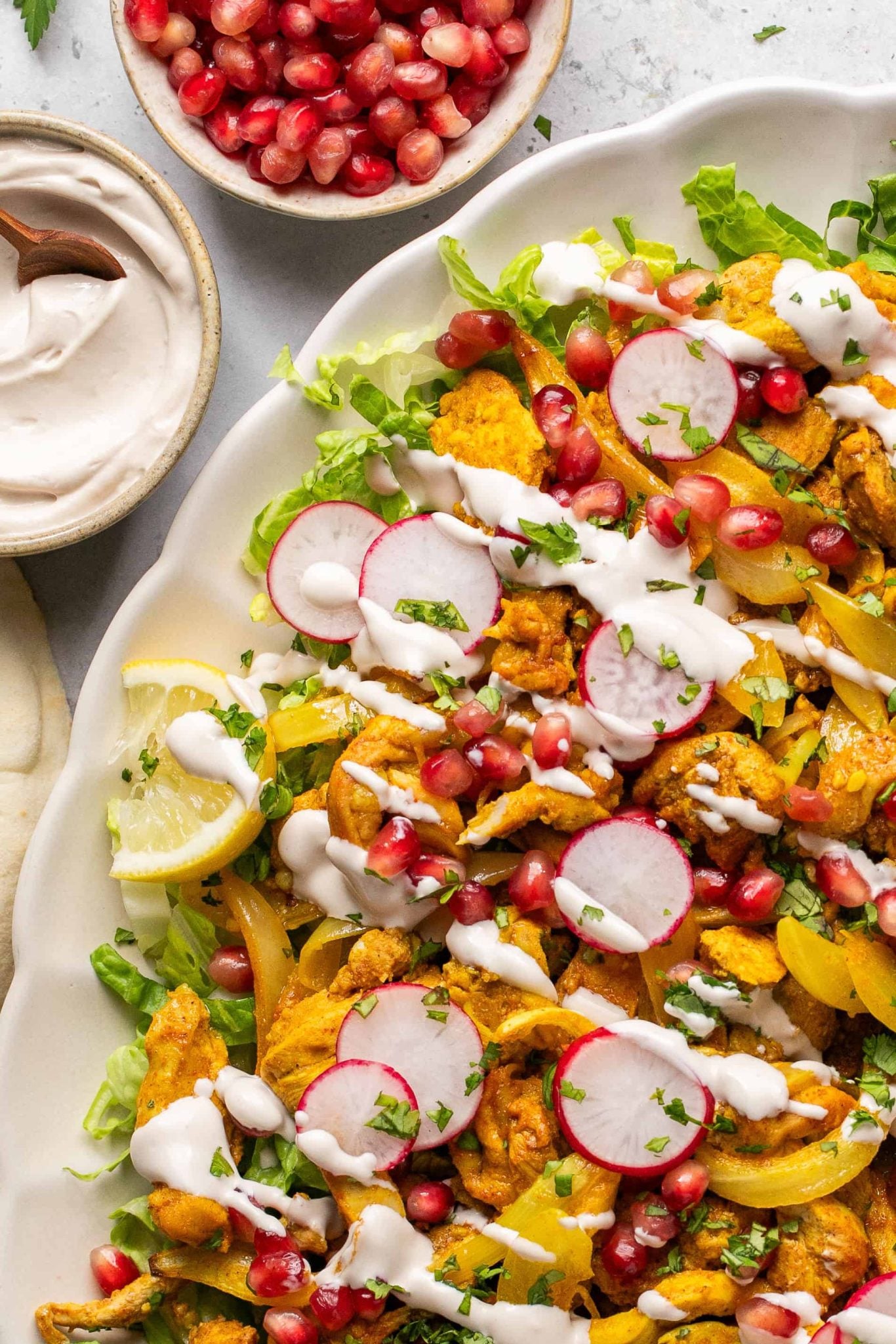 Chicken Shawarma | Every Last Bite Chicken Shawarma Platter