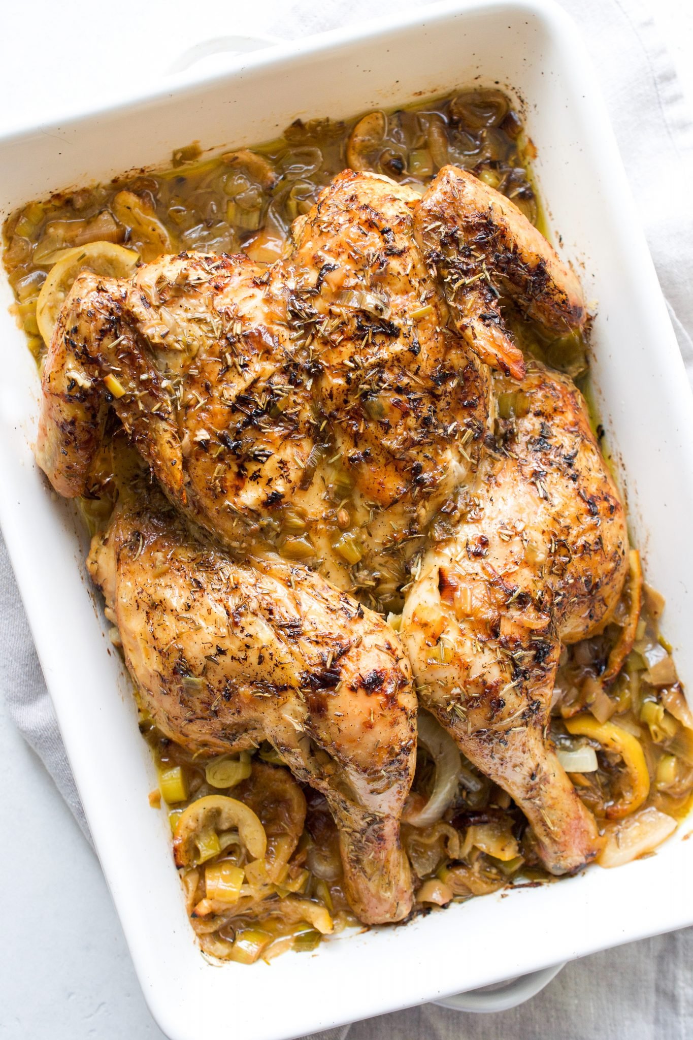 Garlic, Lemon & Herb Roast Chicken - Every Last Bite