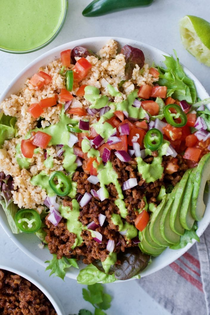 Mexican Beef Taco Salad