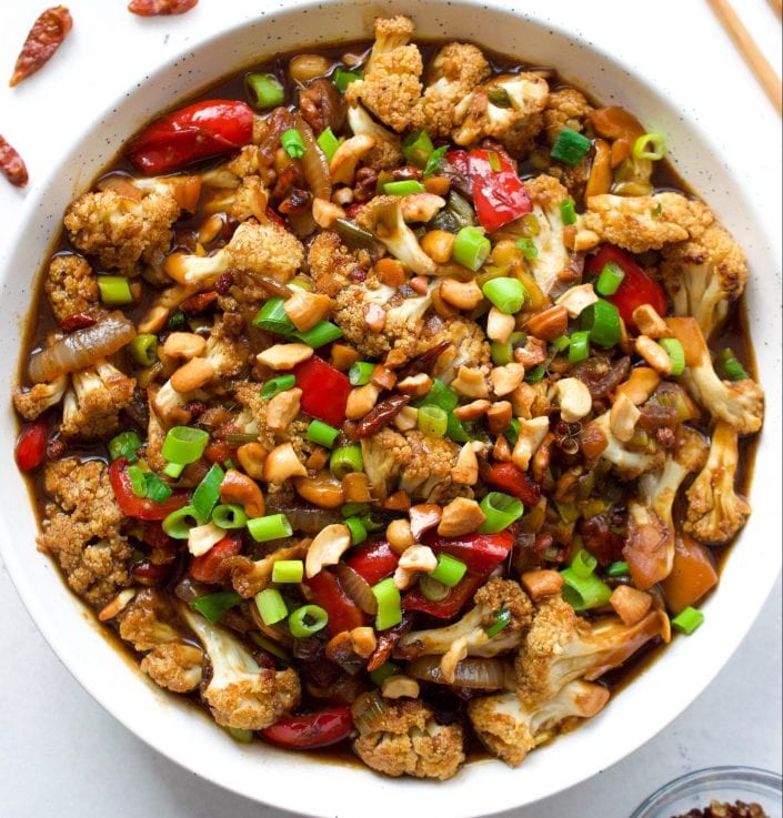 Kung Pao Cauliflower | Every Last Bite Kung Pao Cauliflower