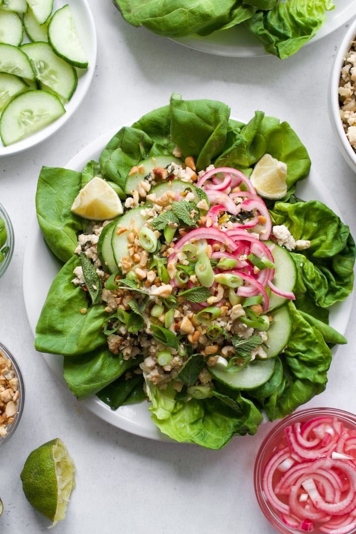 Thai Chicken Larb Salad (Larb Gai)