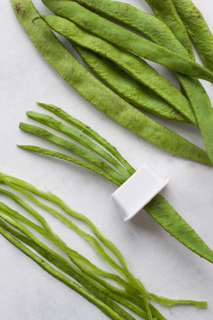 Runner Bean Pasta with Creamy Lemon Sauce | Every Last Bite Runner Bean Pasta with Creamy Lemon Sauce