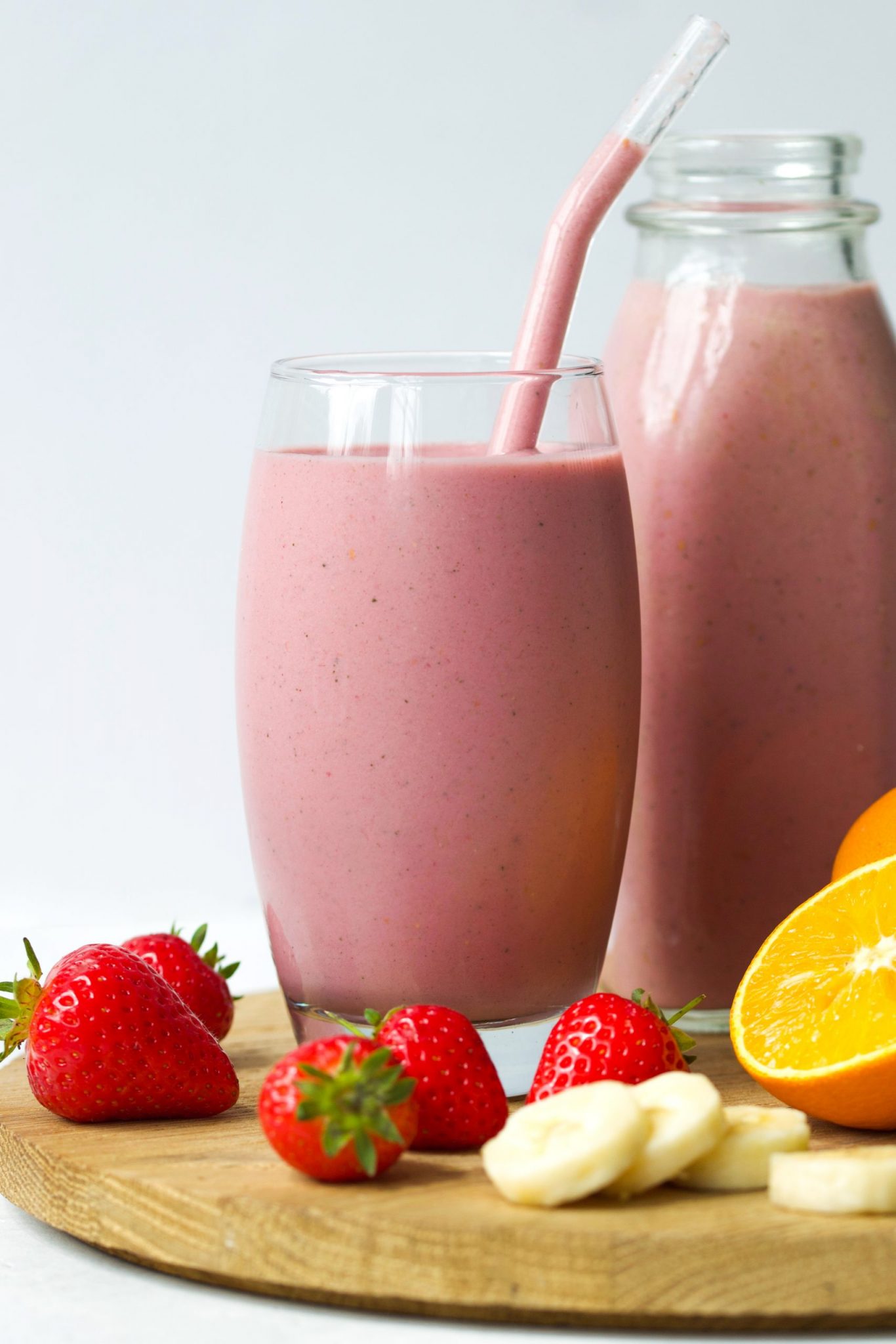 Strawberry &amp; Orange Smoothie (Vegan - Whole30) | Every Last Bite