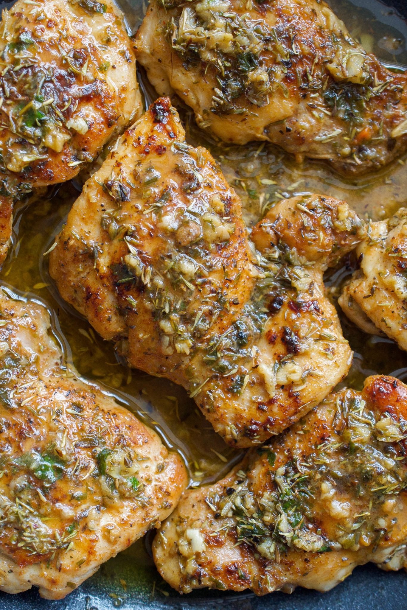 Smothered Chicken with Gravy and Herbs {Paleo, Whole30} 