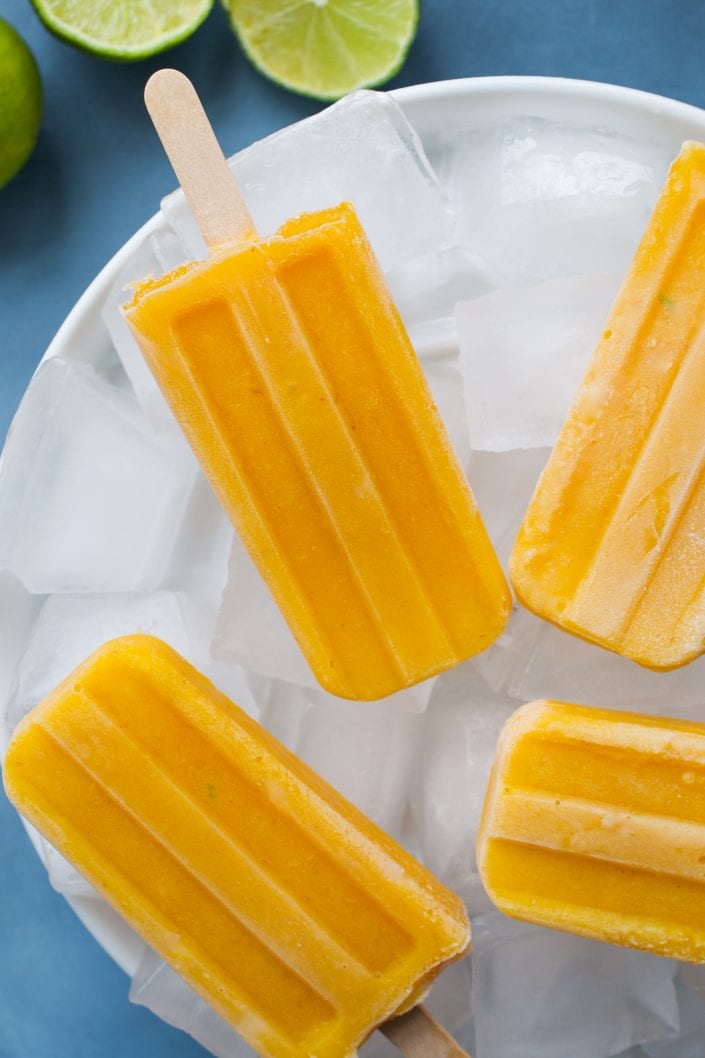 Spicy Mango Popsicles
