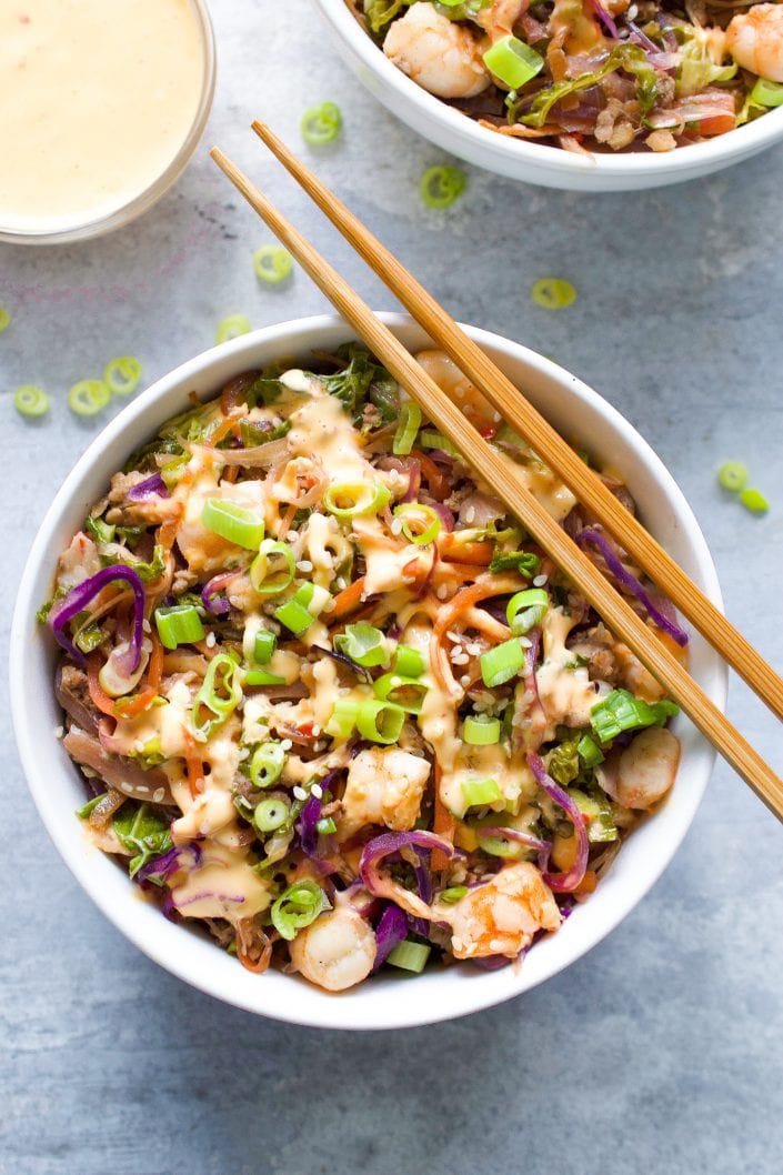 Egg Roll in a Bowl | Every Last Bite Whole30 Egg Roll in a Bowl