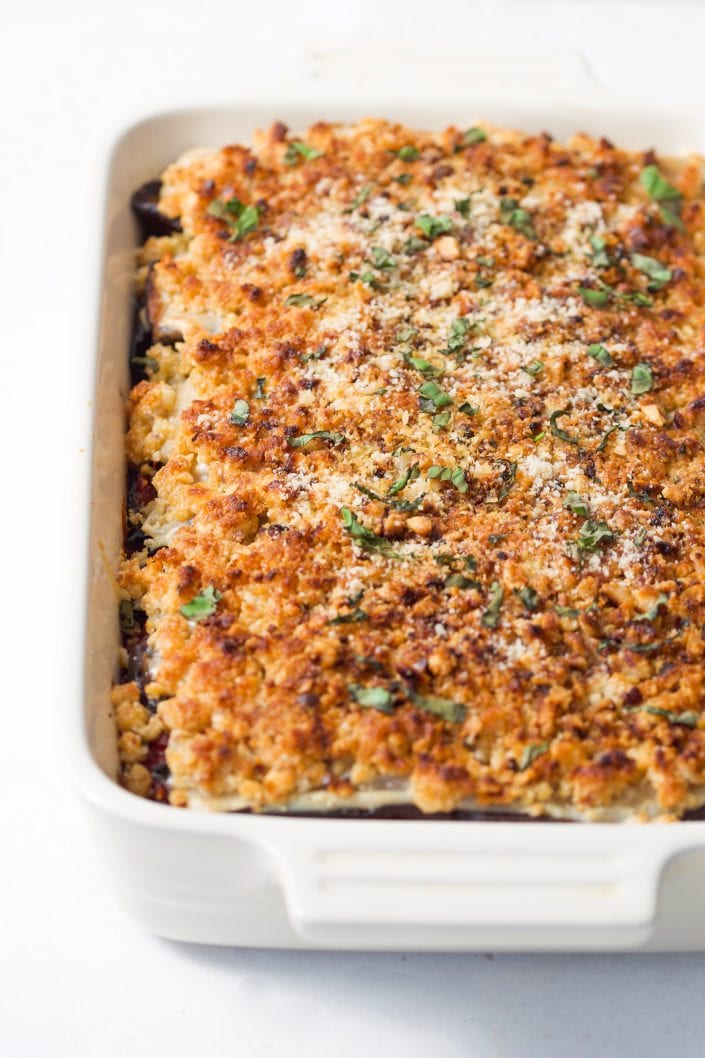 Paleo Eggplant Parmesan | Every Last Bite Whole30 Eggplant Parmesan
