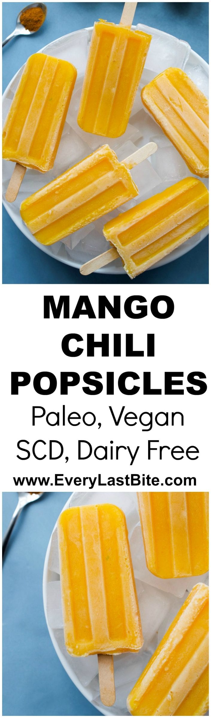 Spicy Mango Popsicles
