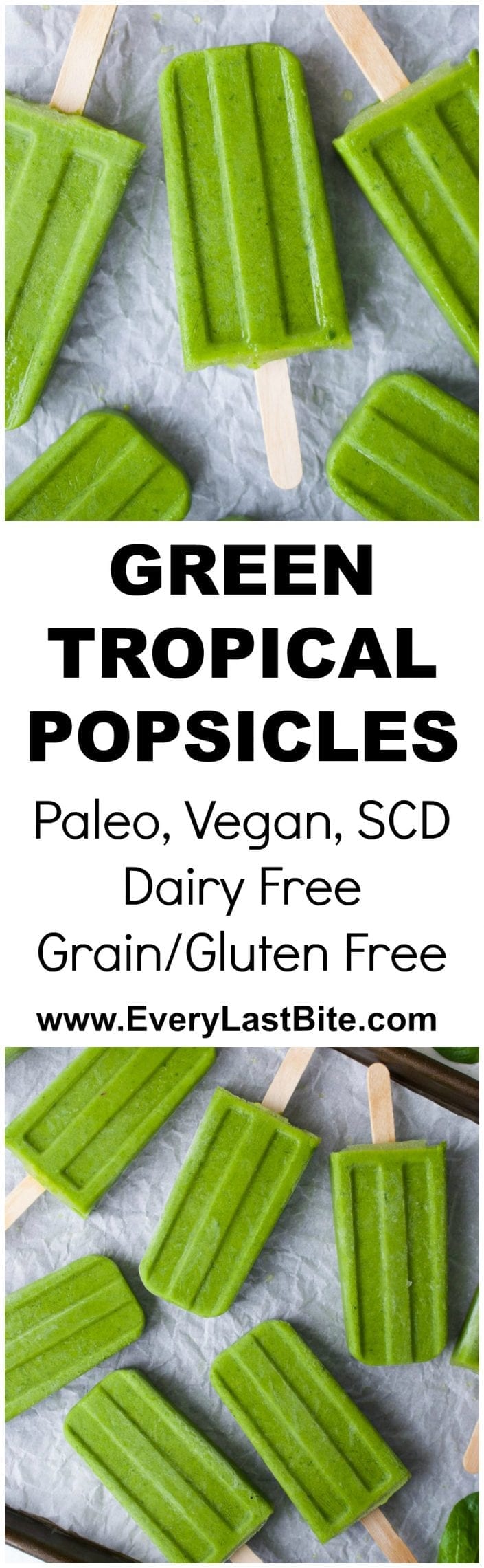 Green Tropical Popsicles
