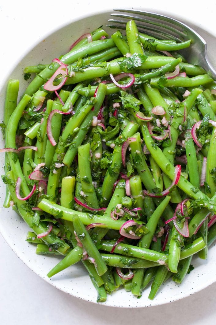 Green Bean Salad with Pickled Shallots 