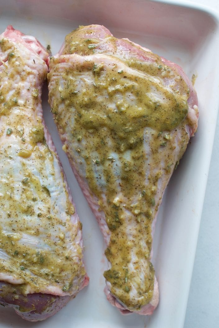 Roasted Turkey Leg | Every Last Bite turkey drumstick recipe