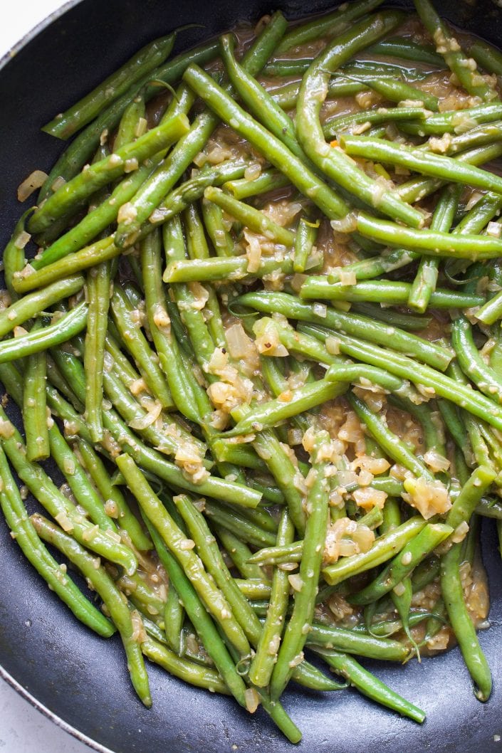 The Best One Pan Green Beans & Bacon | Every Last Bite