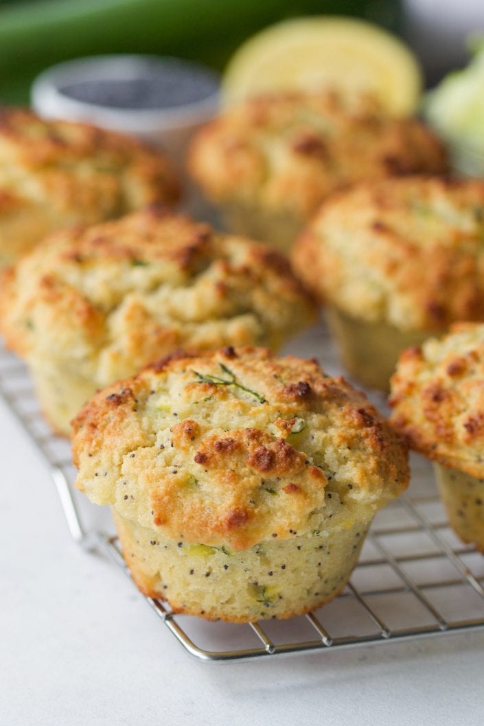 Zucchini, Lemon, Poppy Seed Muffins | Every Last Bite Zucchini, Lemon, Poppy Seed Muffins