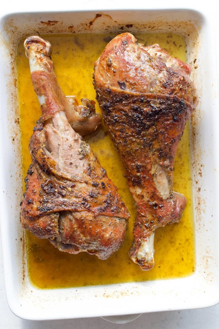 Roasted Turkey Legs | Every Last Bite Roasted Turkey Legs
