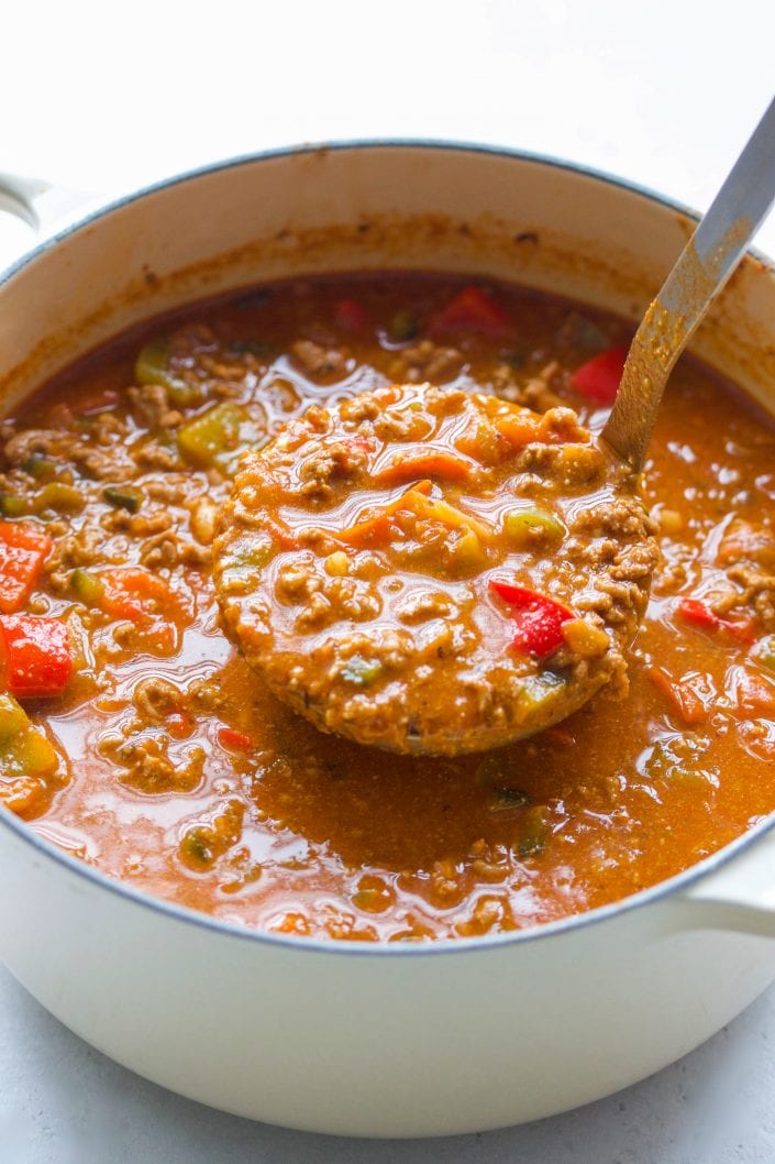 Beef Taco Soup | Every Late Bite Beef Taco Soup