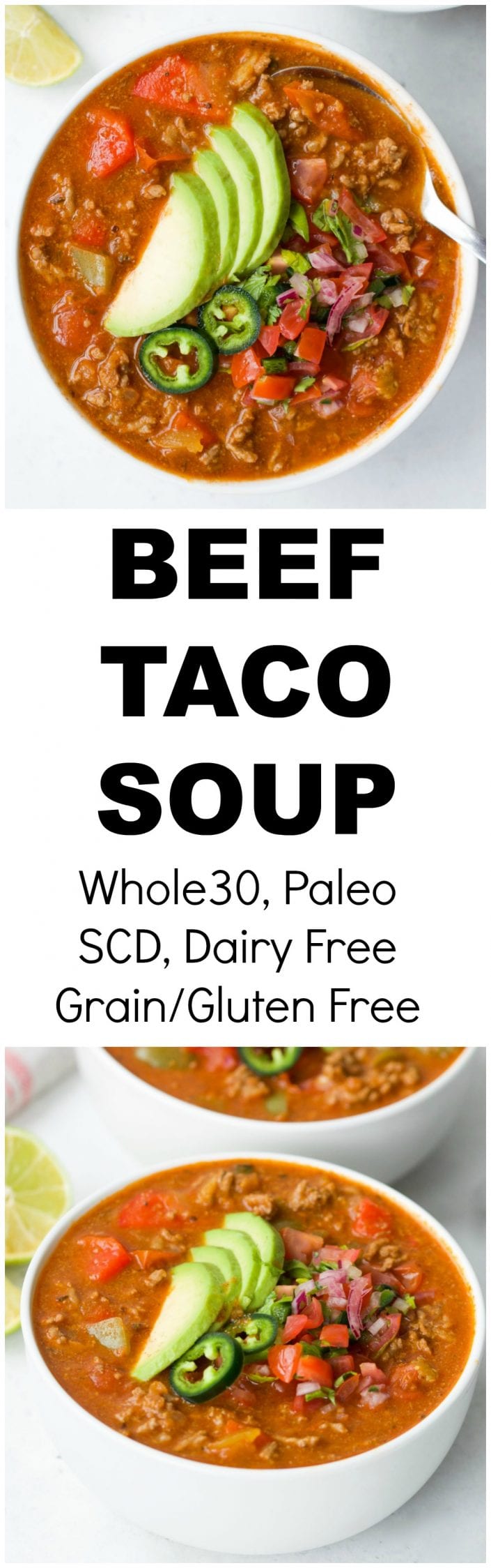 Beef Taco Soup | Every Late Bite Beef Taco Soup