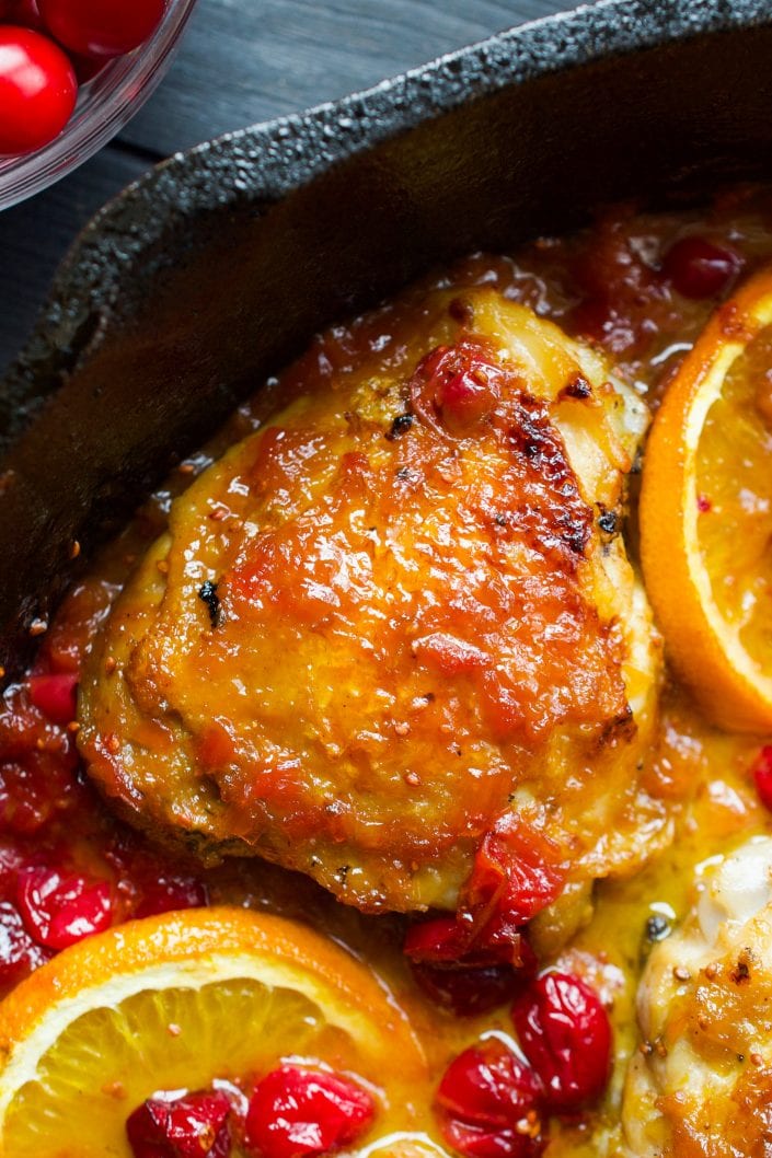 Orange Cranberry Chicken | Every Last Bite Paleo Cranberry Chicken