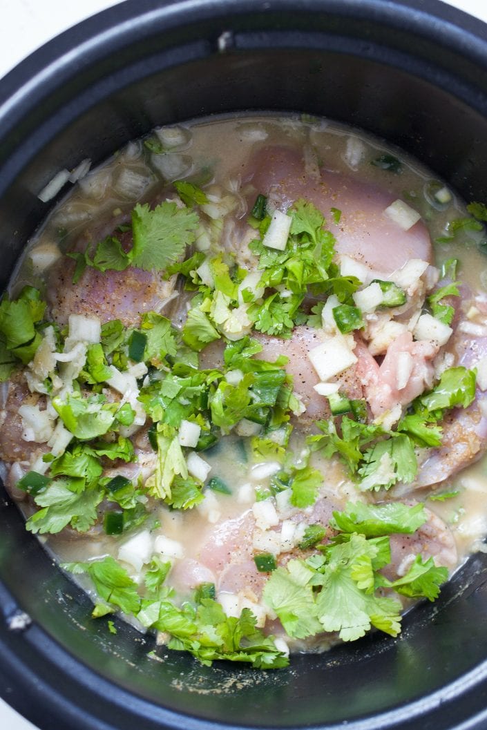 Cilantro Lime Shredded Chicken | Every Last Bite Cilantro Lime Shredded Chicken