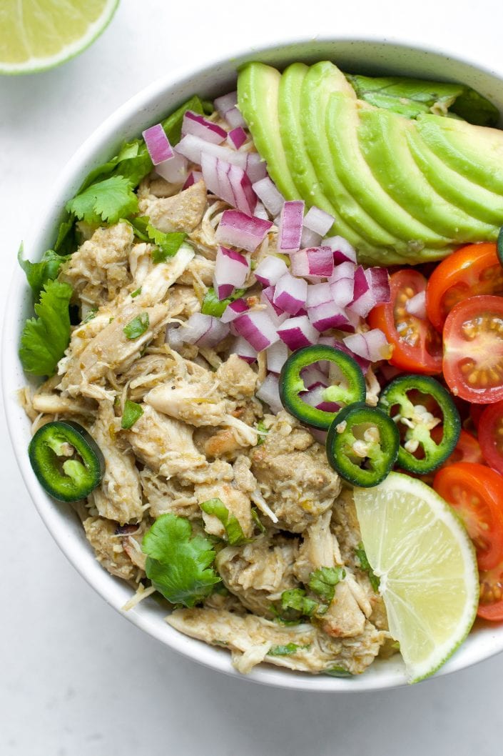 Cilantro Lime Chicken | Every Last Bite Slow Cooker Cilantro Lime Chicken