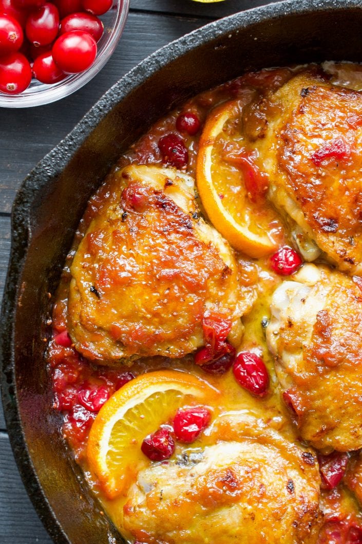 Orange Cranberry Chicken | Every Last Bite Paleo Orange Cranberry Chicken