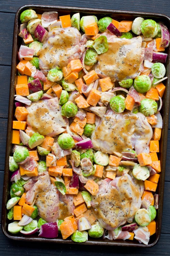 Chicken with Brussels Sprouts 