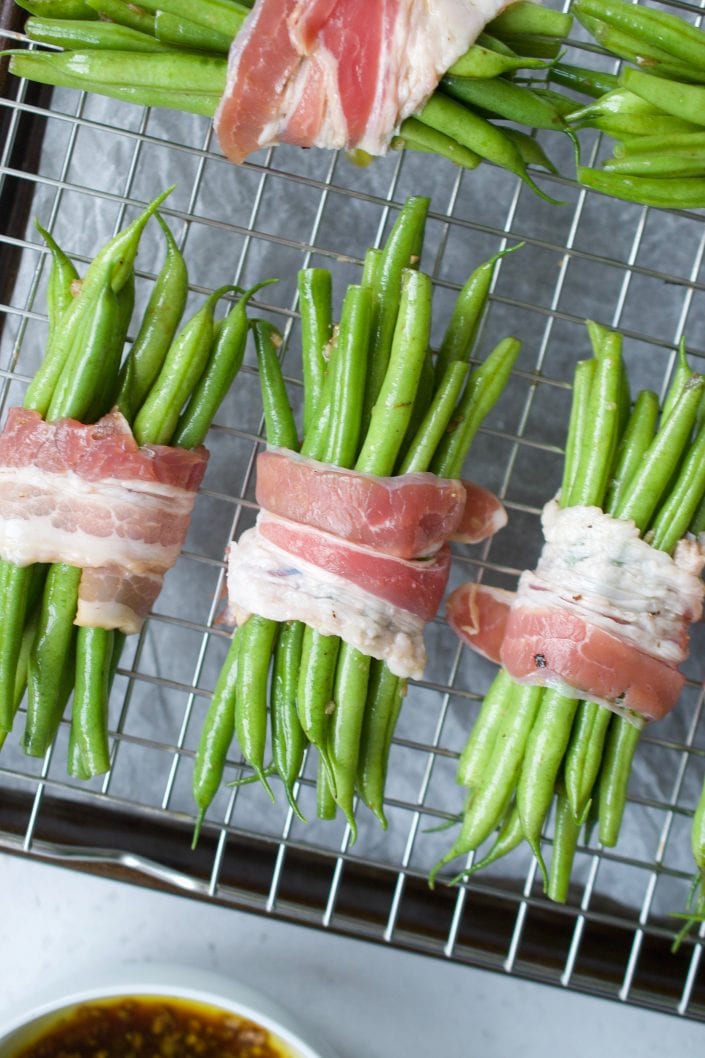 Bacon Wrapped Green Beans | Every Last Bite Bacon Wrapped Green Beans