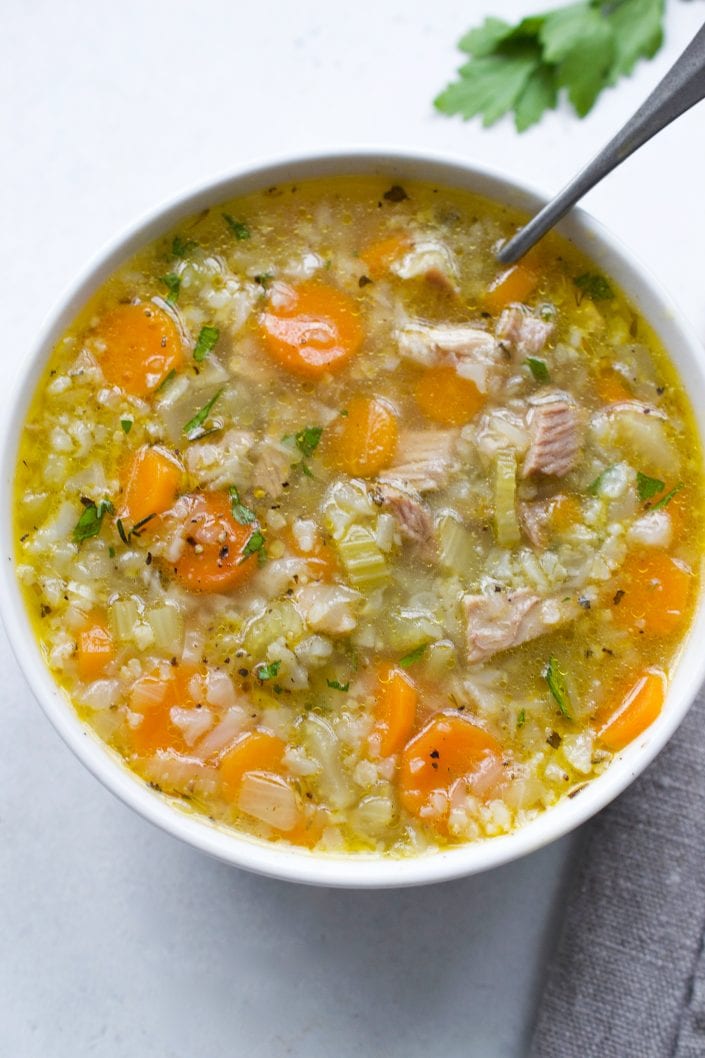Leftover Turkey Soup | Every Last Bite Leftover Turkey Soup