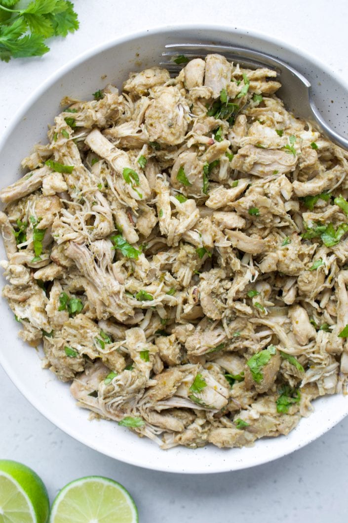 Cilantro Lime Chicken | Every Last Bite Slow Cooker Cilantro Lime Chicken