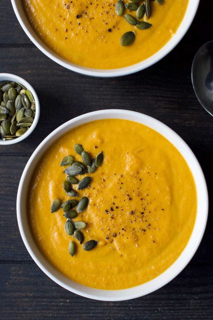 Roasted Carrot Soup | Every Last Bite Roasted Carrot Soup