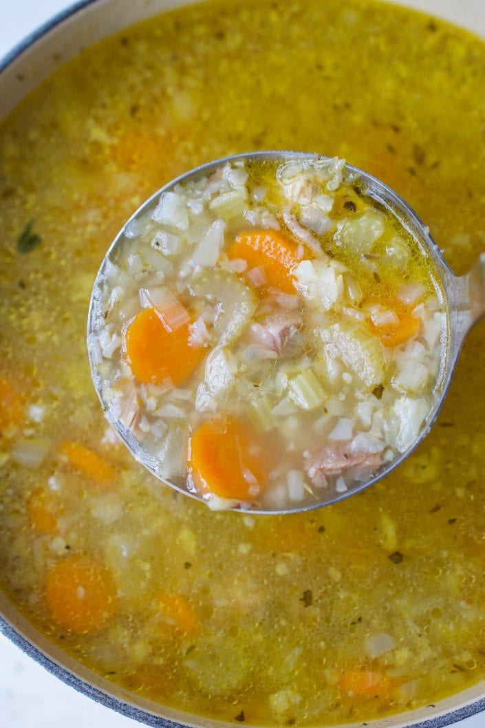 Leftover Turkey Soup | Every Last Bite Leftover Turkey Soup